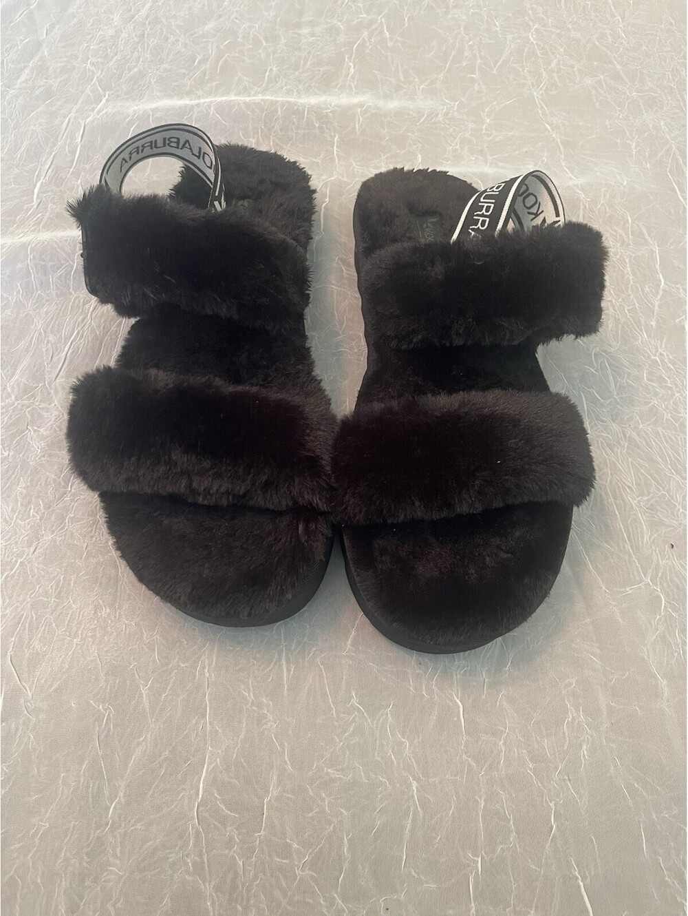 Ugg Chunky Furry Sandals Size 8